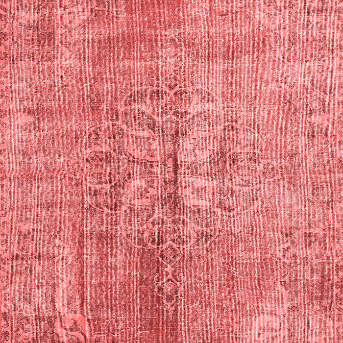 Machine Washable Persian Red Traditional Rug, wshtr2451red