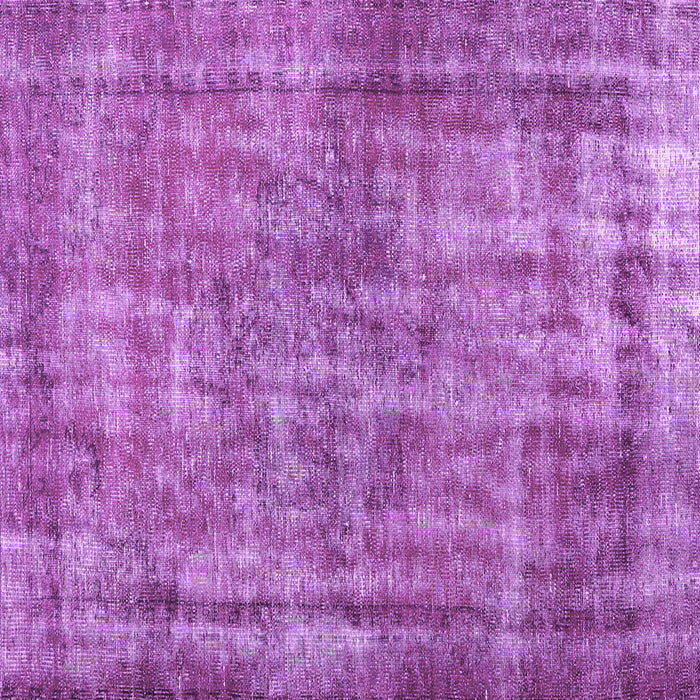 Square Persian Purple Traditional Rug, tr2452pur
