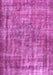 Machine Washable Persian Pink Traditional Rug, wshtr2452pnk