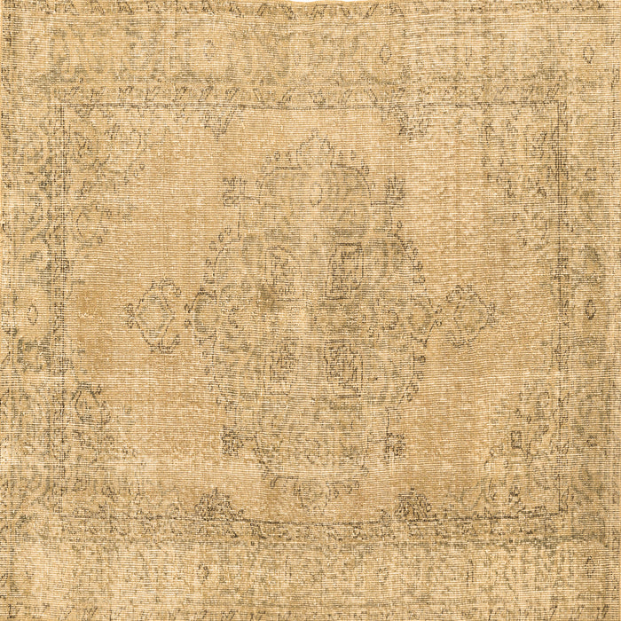 Square Persian Brown Traditional Rug, tr2453brn