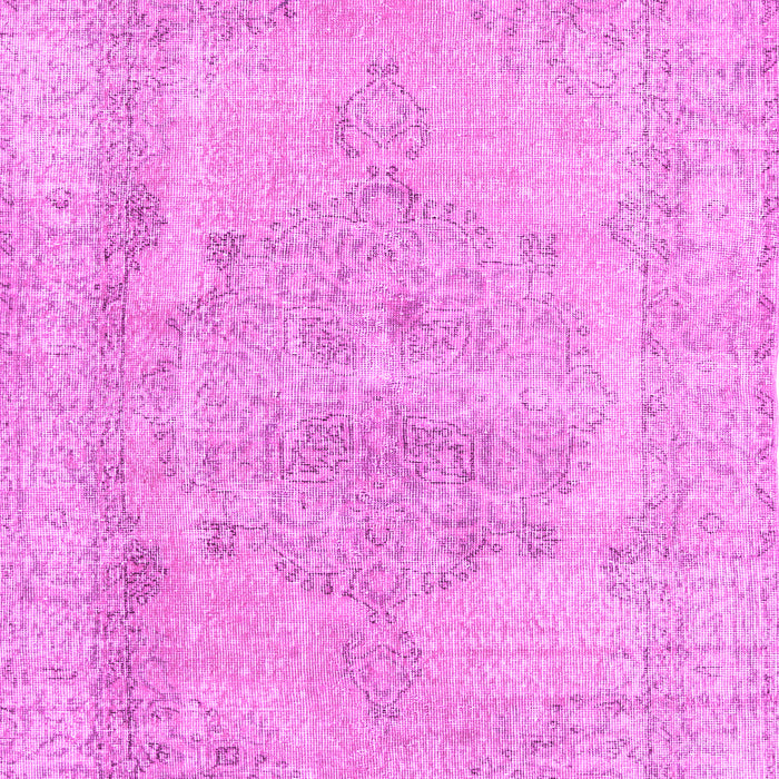 Machine Washable Persian Pink Traditional Rug, wshtr2453pnk