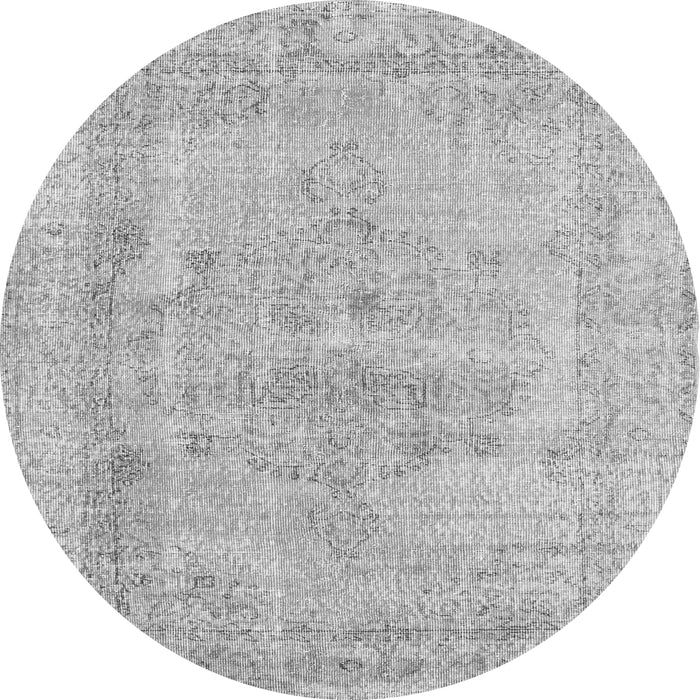 Square Persian Gray Traditional Rug, tr2453gry