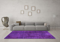 Machine Washable Persian Purple Bohemian Rug, wshtr2454pur