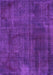 Machine Washable Persian Purple Bohemian Area Rugs, wshtr2454pur