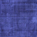 Square Persian Blue Bohemian Rug, tr2454blu