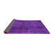 Sideview of Persian Purple Bohemian Rug, tr2454pur