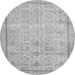 Square Persian Gray Traditional Rug, tr2455gry