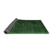 Sideview of Persian Emerald Green Traditional Rug, tr2456emgrn