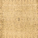 Square Persian Brown Traditional Rug, tr2457brn