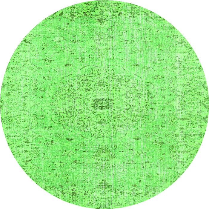 Machine Washable Persian Green Traditional Area Rugs, wshtr2457grn