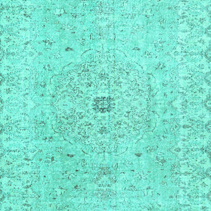 Machine Washable Persian Turquoise Traditional Area Rugs, wshtr2457turq