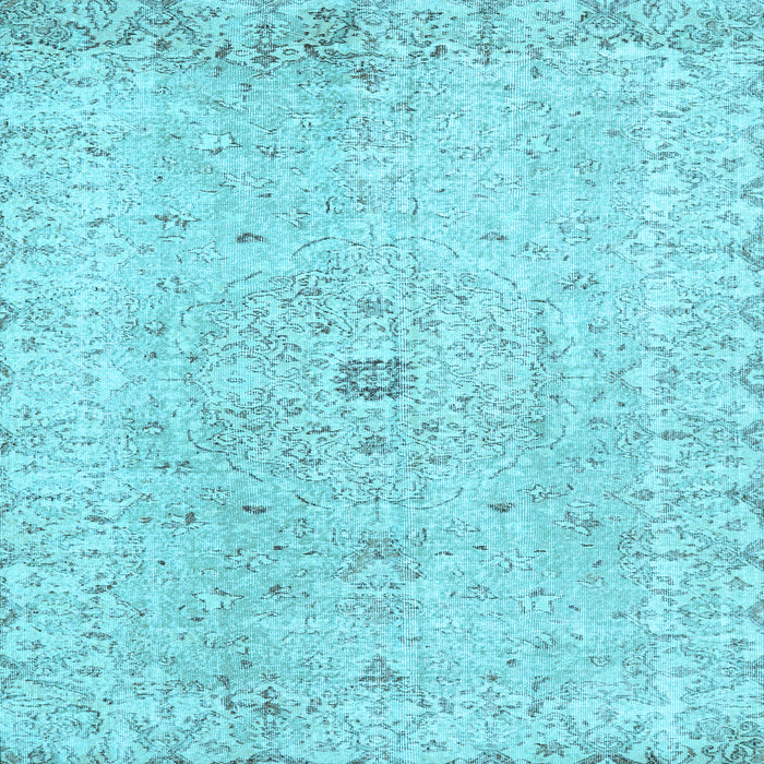 Square Persian Light Blue Traditional Rug, tr2457lblu