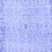 Square Persian Blue Traditional Rug, tr2457blu