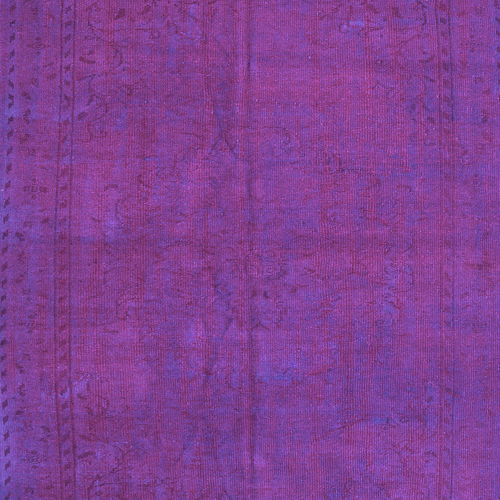 Machine Washable Persian Purple Traditional Area Rugs, wshtr2458pur