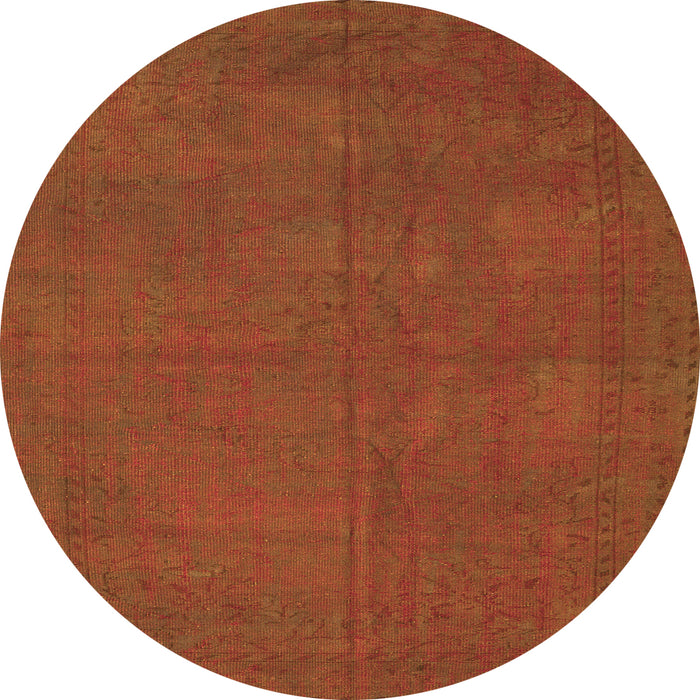 Machine Washable Persian Orange Traditional Area Rugs, wshtr2458org