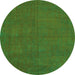 Machine Washable Persian Green Traditional Area Rugs, wshtr2458grn