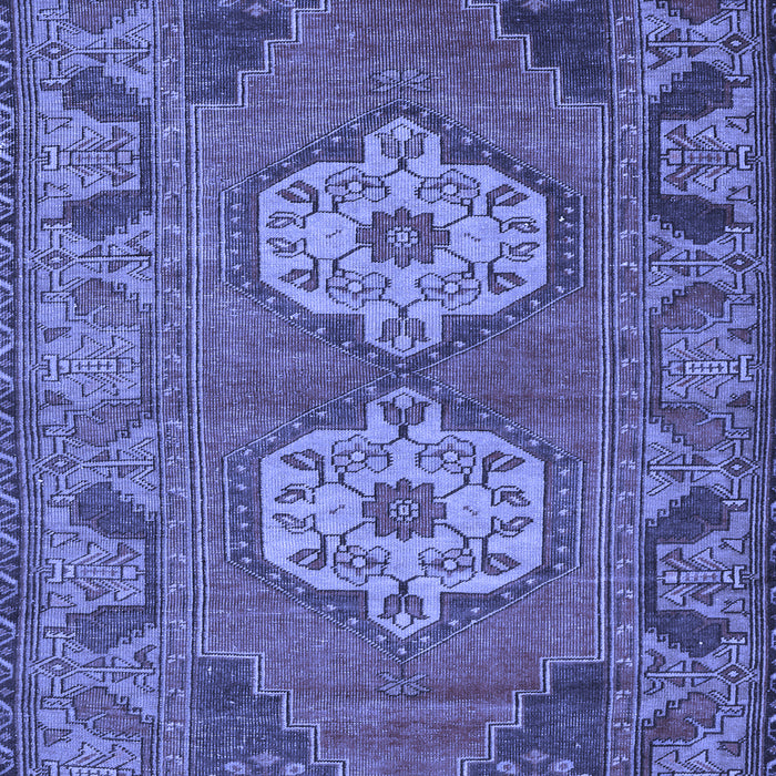Machine Washable Persian Blue Traditional Rug, wshtr2459blu