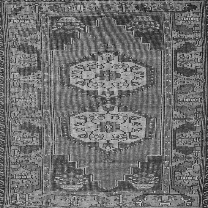 Serging Thickness of Persian Gray Traditional Rug, tr2459gry