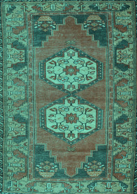 Persian Turquoise Traditional Rug, tr2459turq