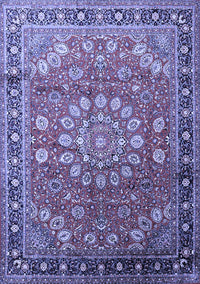 Medallion Blue Traditional Rug, tr245blu