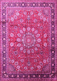 Medallion Pink Traditional Rug, tr245pnk