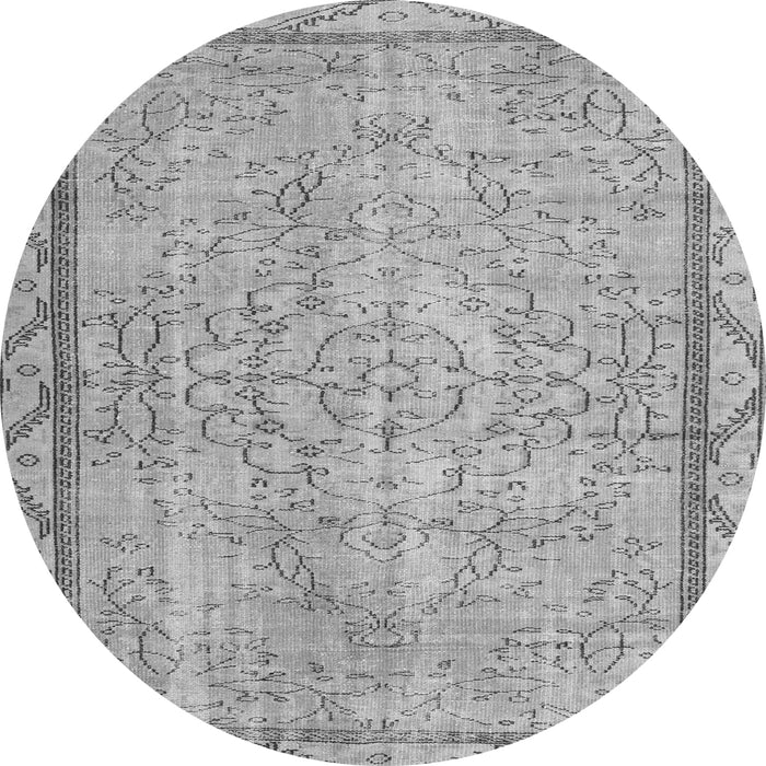 Square Persian Gray Traditional Rug, tr2460gry