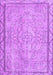 Machine Washable Persian Purple Traditional Area Rugs, wshtr2460pur