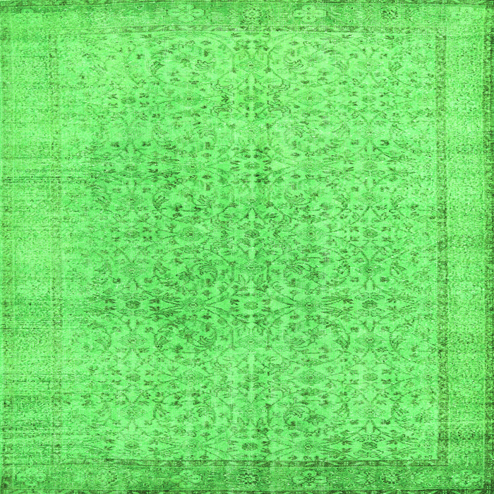 Serging Thickness of Persian Green Traditional Rug, tr2461grn