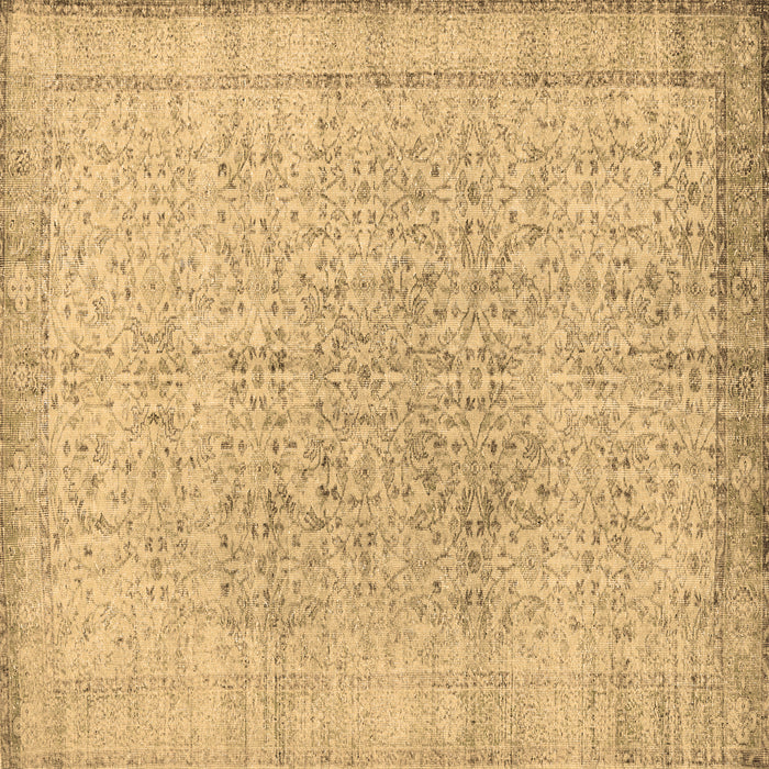 Square Persian Brown Traditional Rug, tr2461brn