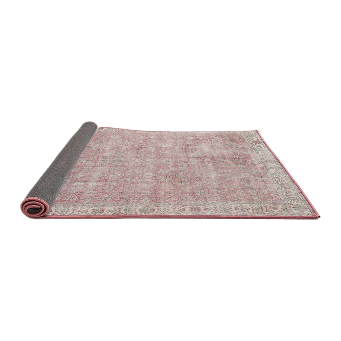 Sideview of Traditional Rose Gold Pink Persian Rug, tr2462