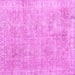 Square Persian Pink Traditional Rug, tr2462pnk