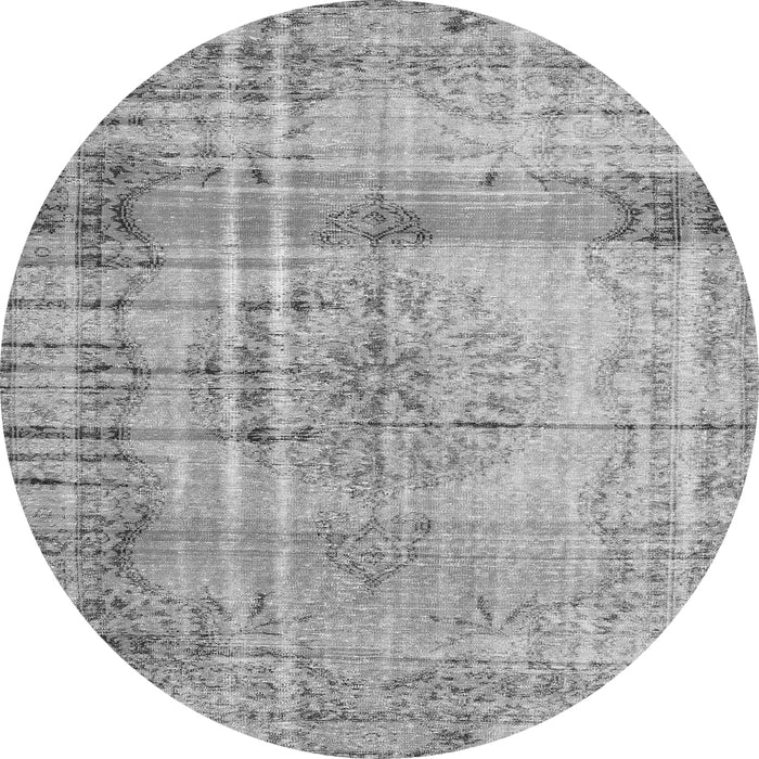 Square Persian Gray Traditional Rug, tr2463gry