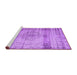 Sideview of Machine Washable Persian Purple Traditional Area Rugs, wshtr2463pur