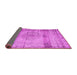 Sideview of Persian Pink Traditional Rug, tr2463pnk