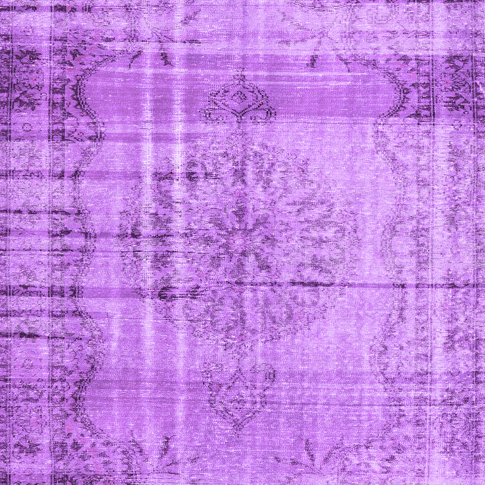 Machine Washable Persian Purple Traditional Area Rugs, wshtr2463pur