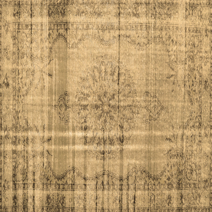 Square Persian Brown Traditional Rug, tr2463brn