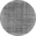 Machine Washable Persian Gray Traditional Rug, wshtr2464gry