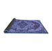 Sideview of Persian Blue Traditional Rug, tr2465blu