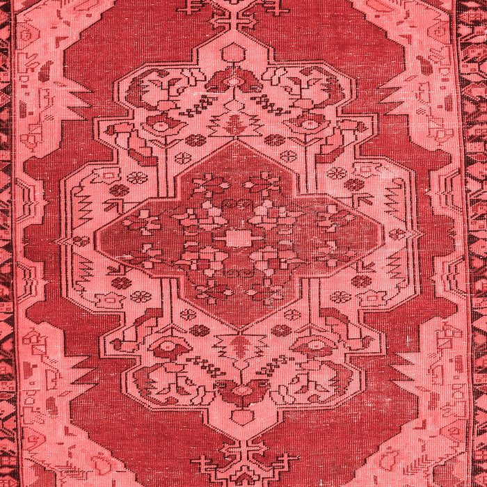 Machine Washable Persian Red Traditional Rug, wshtr2465red