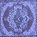 Square Persian Blue Traditional Rug, tr2465blu