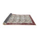 Sideview of Traditional Chestnut Brown Persian Rug, tr2466