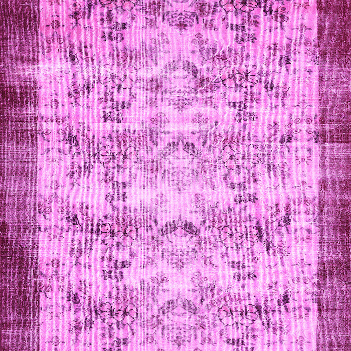 Machine Washable Persian Pink Traditional Rug, wshtr2466pnk