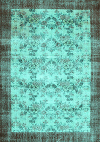 Persian Turquoise Traditional Rug, tr2466turq