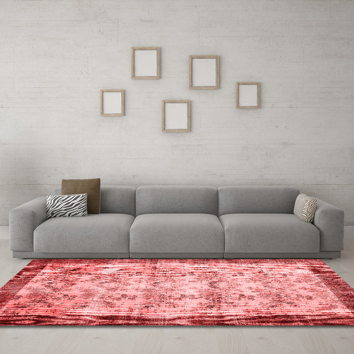 Traditional Red Washable Rugs