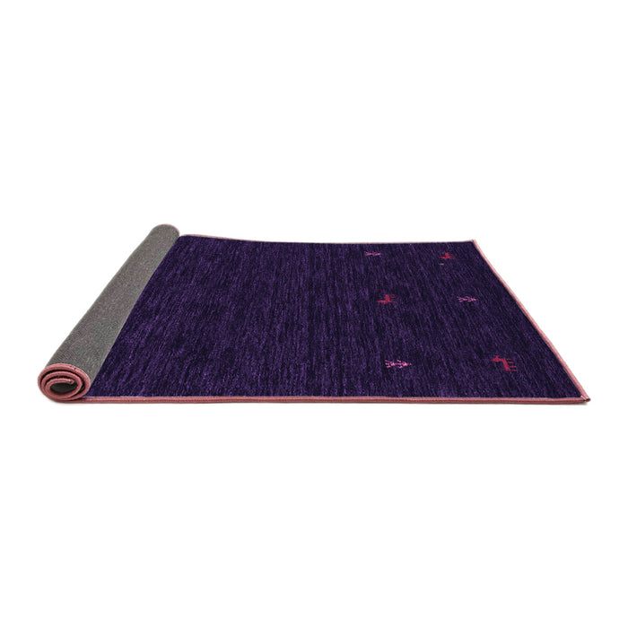 Sideview of Persian Purple Traditional Rug, tr2468pur