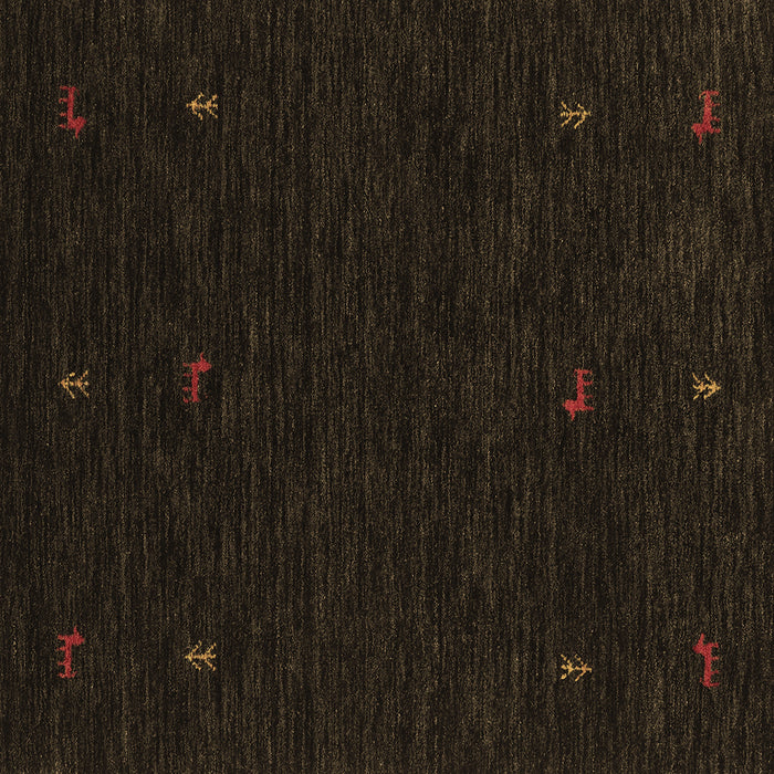 Square Persian Brown Traditional Rug, tr2468brn