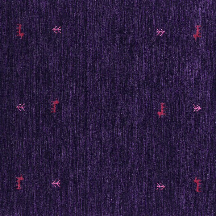 Square Persian Purple Traditional Rug, tr2468pur