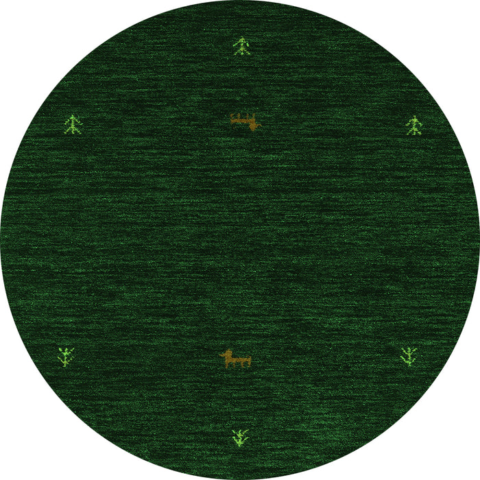 Machine Washable Persian Green Traditional Area Rugs, wshtr2468grn