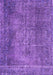 Machine Washable Persian Purple Traditional Area Rugs, wshtr2469pur