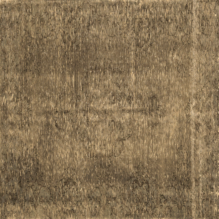 Square Persian Brown Traditional Rug, tr2469brn